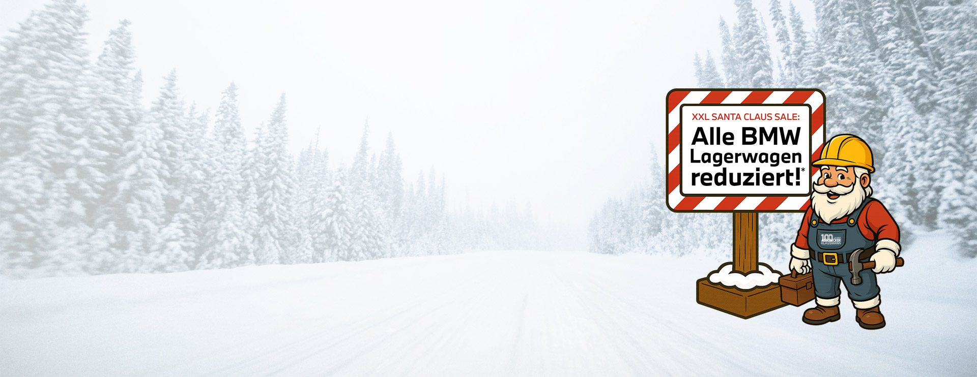 BMW Santa Claus Sale Banner