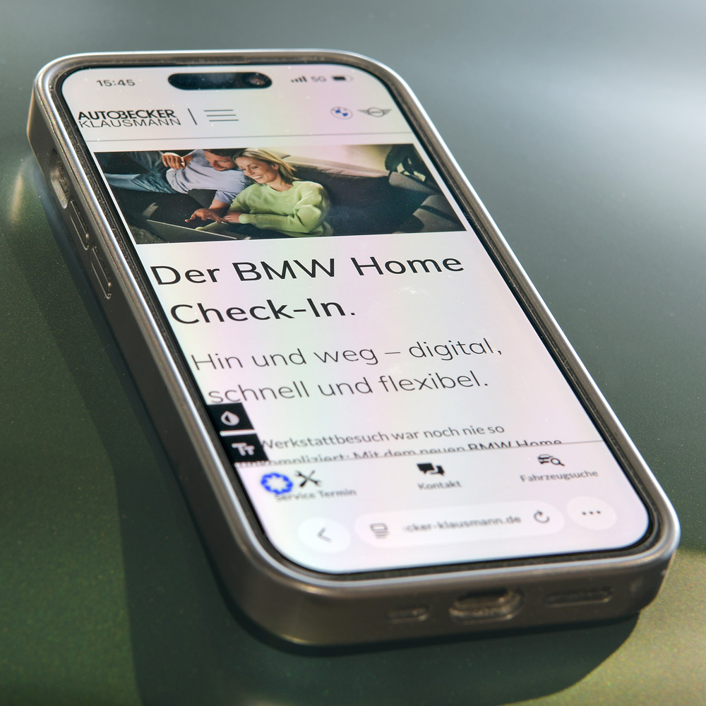 BMW und MINI Home Check-In